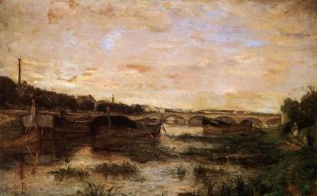 Berthe Morisot : The Seine below the Pont de Lena